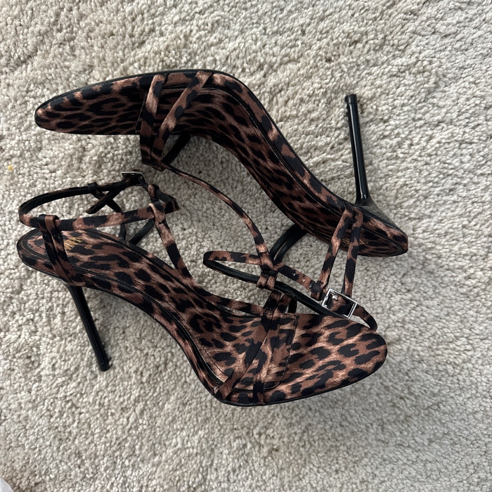 Zara Leopard Heels